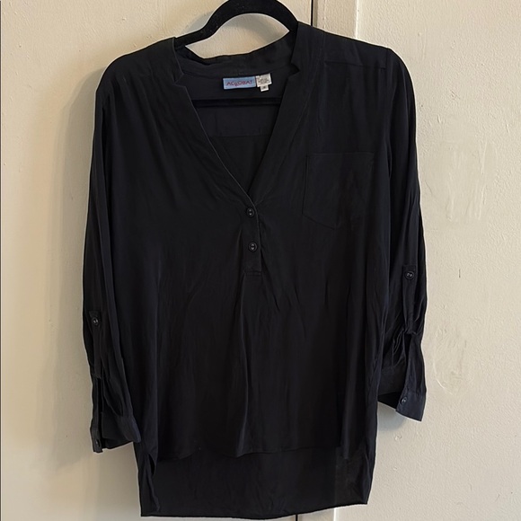 Acrobat Black Blouse - Picture 1 of 2